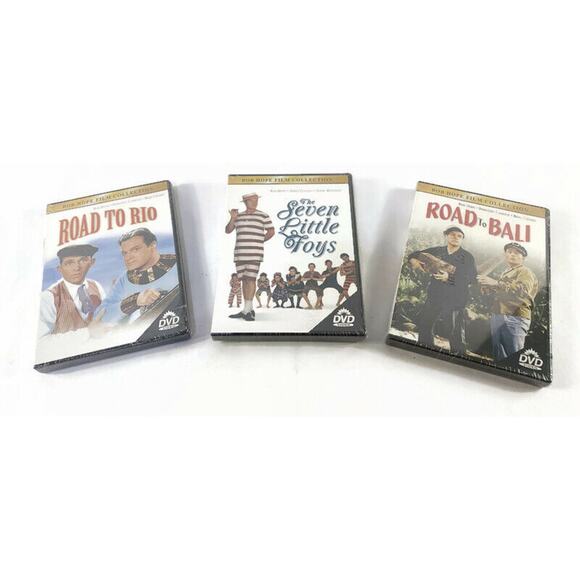 Bob Hope Film Collection DVD Road to Rio Seven Little Foys Road to Bali Lot of 3 - Picture 7 of 7